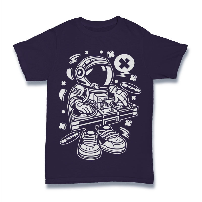 50 Astronaut Tshirt Designs Bundle Thefancydeal