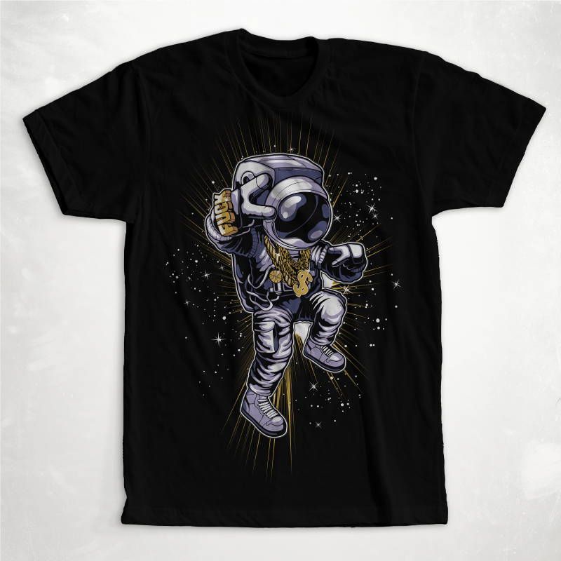 Astronaut T Shirt Designs Bundle Part 5 Thefancydeal