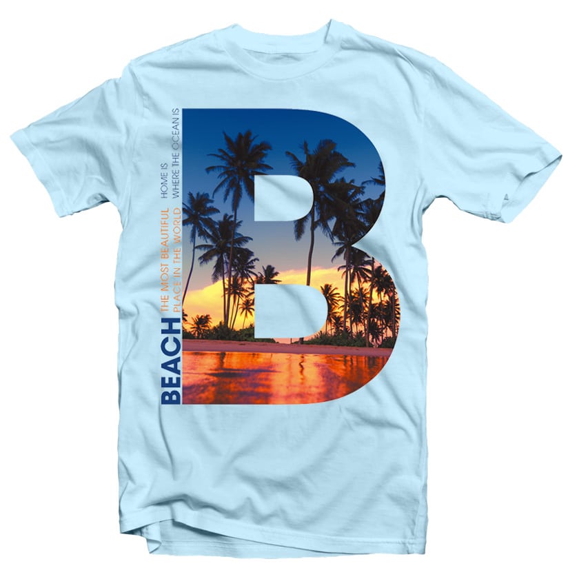 B PALM BEACH tshirt designs for merch by amazon