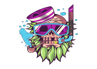 skull snorkle buy t shirt design artwork