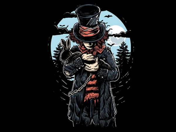 Mad Hatter T shirt Design Mad Hatter T shirt Design