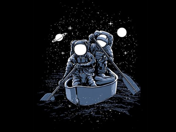 Across the galaxy t shirt design