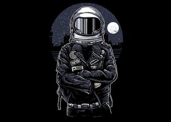 Astronaut Rebel tshirt design