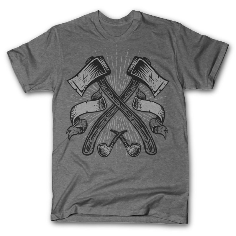 Axes T shirt design t shirt designs for sale