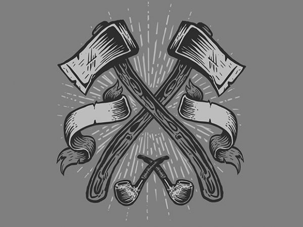 Axes t shirt design