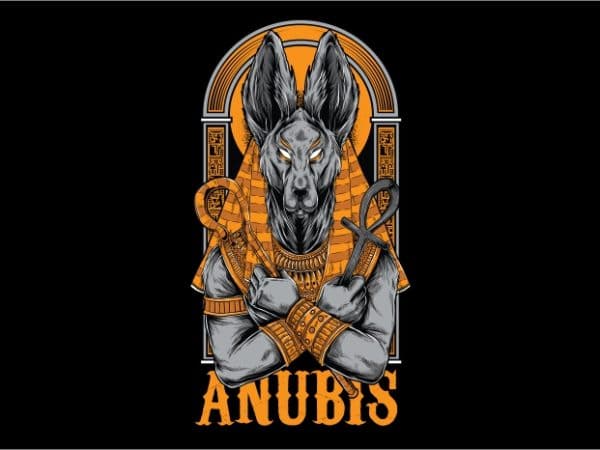 Anubis t-shirt design