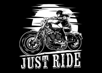 Biker Girl t shirt design for purchase