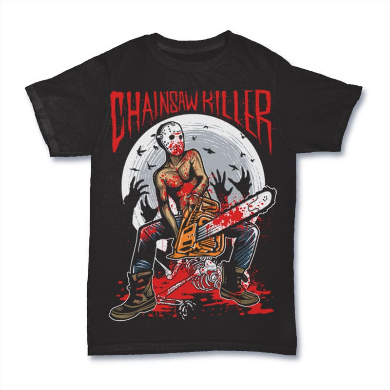 Chainsaw Killer tshirt design tshirt factory