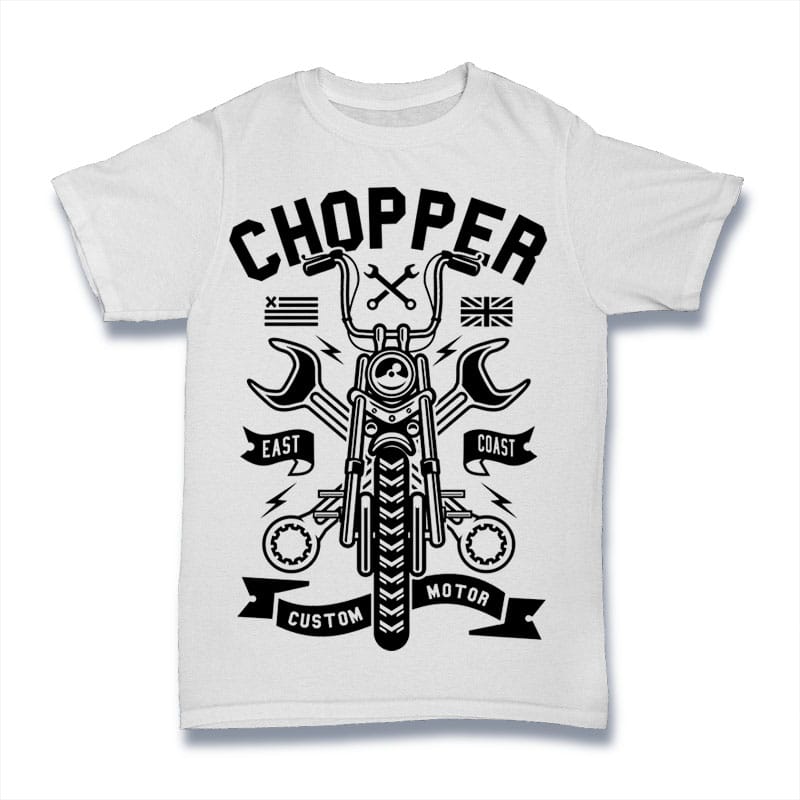 Chopper vector shirt designs