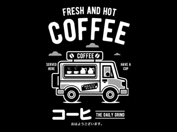 Coffee Van buy t shirt design for commercial use Coffee Van buy t shirt design for commercial use