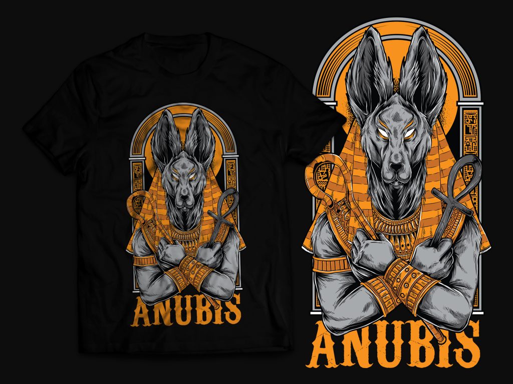 Anubis T-Shirt Design t-shirt designs for merch by amazon