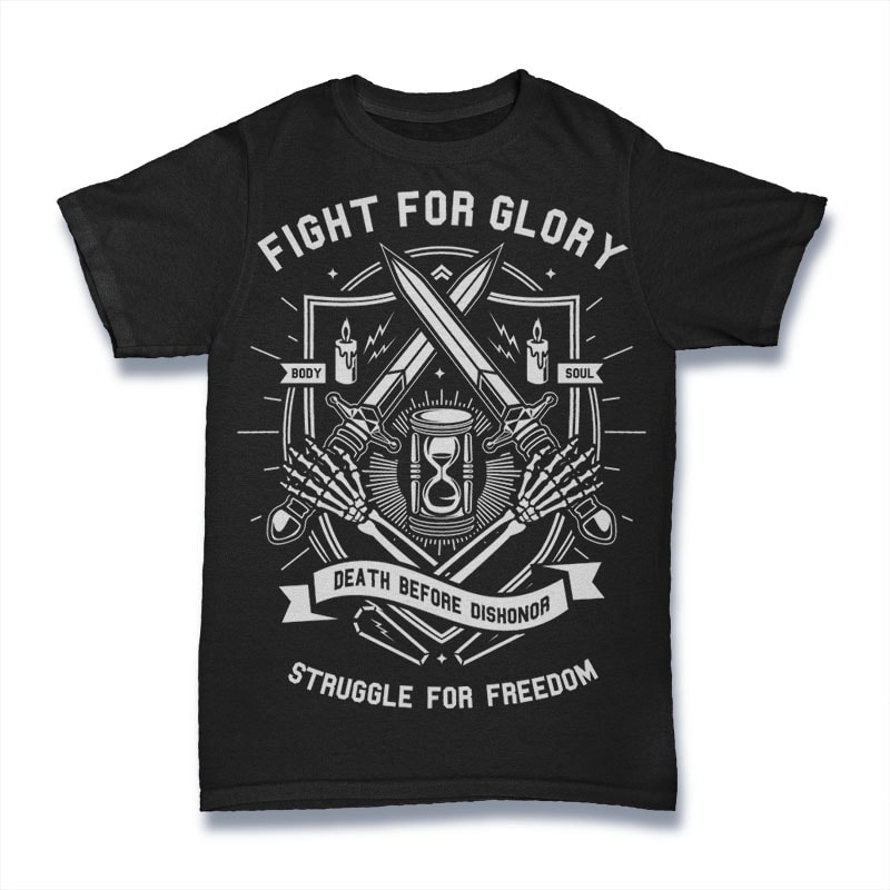 Fight For Glory tshirt design for sale