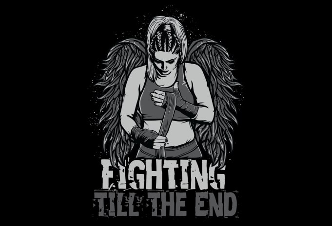 Fighter 02 vector t-shirt design for commercial use