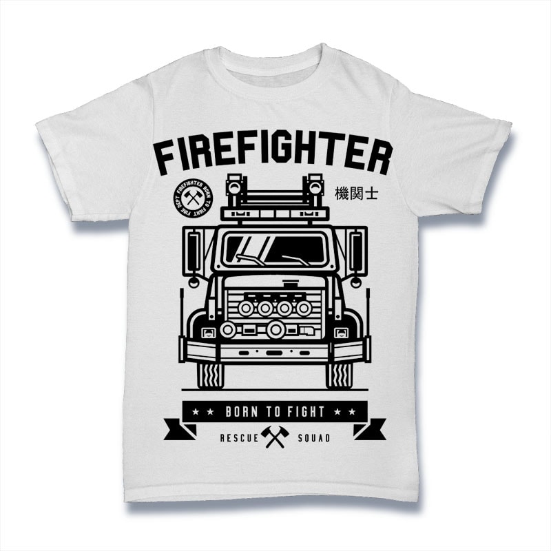 Firefighter t shirt designs for sale