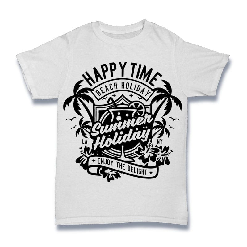 Happy Time t shirt designs for sale