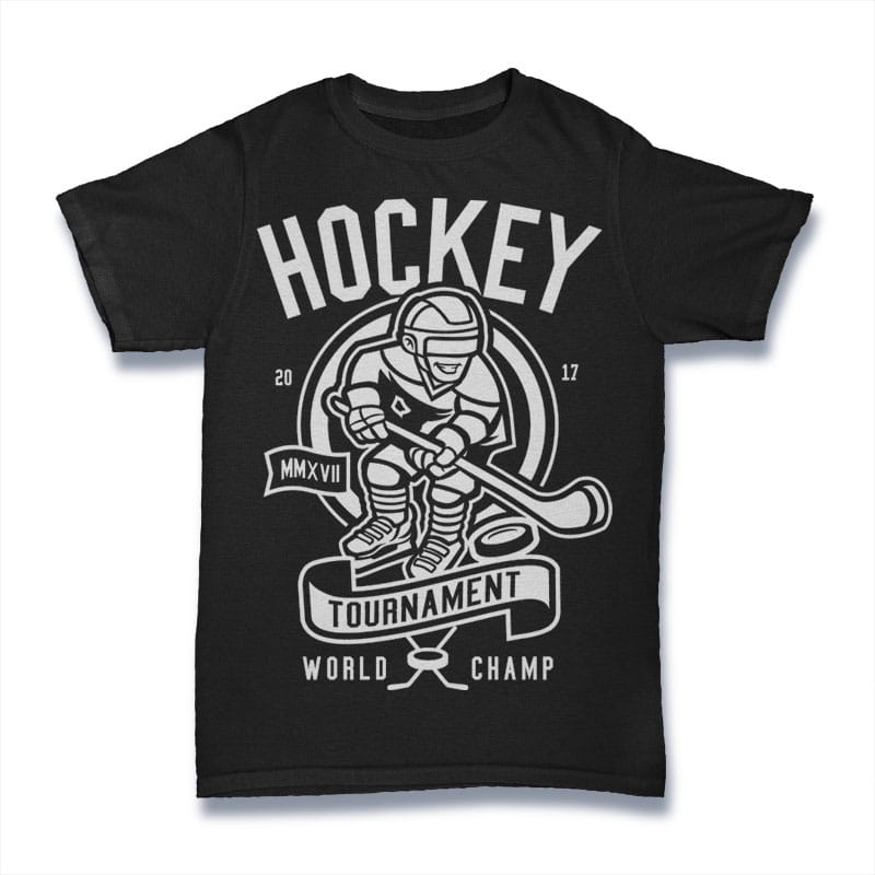 Hockey t shirt designs for sale