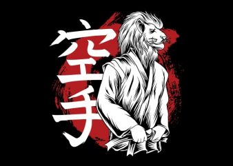 King of The Karate vector shirt design