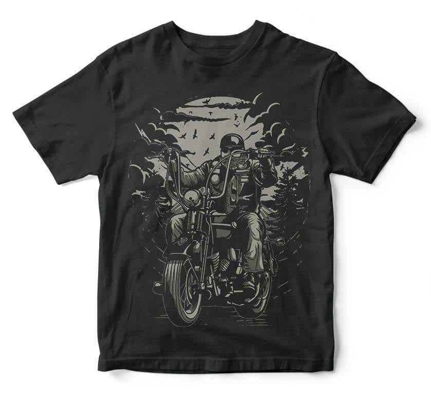 Live To Ride t shirt design t shirt designs for printify