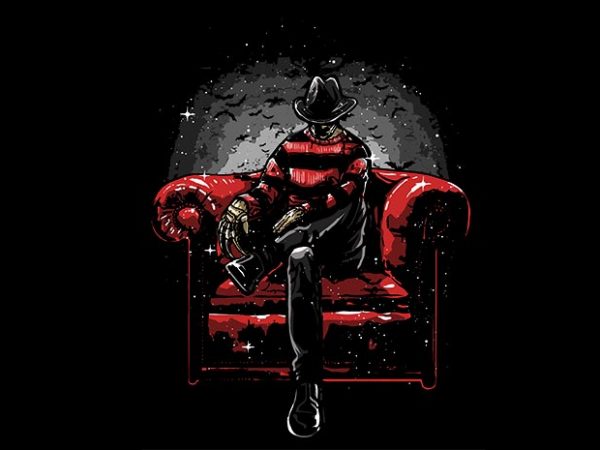 Nightmare side vector t-shirt design