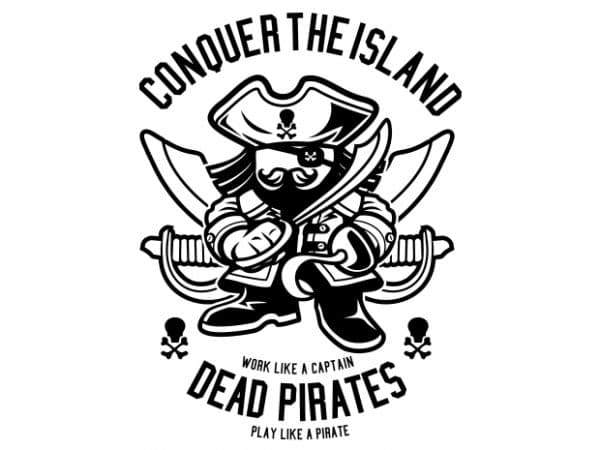 Pirates vector t shirt design artwork