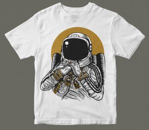 Space Dee Jay t shirt design - Buy t-shirt designs