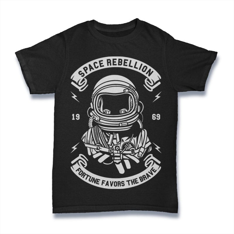 Space Rebellion tshirt design for sale