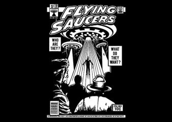 UFO t shirt design