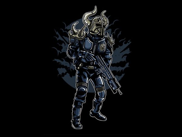 Viking soldier t shirt design