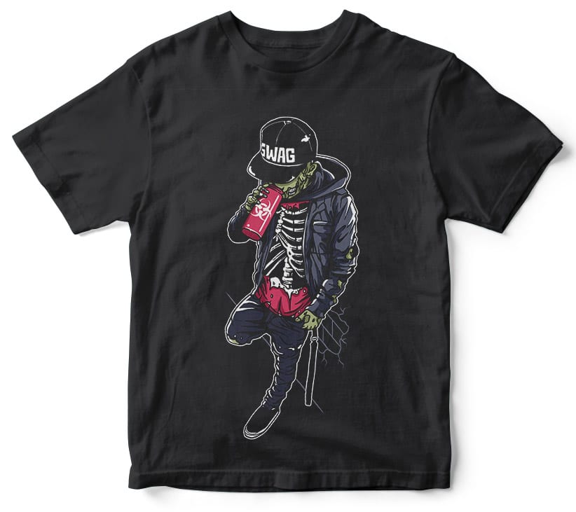 Zombie Swag t shirt design tshirt design for sale