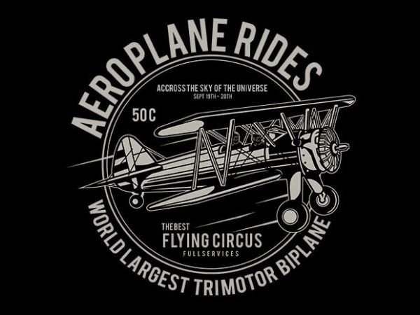 Aeroplane T shirt Design Aeroplane T shirt Design