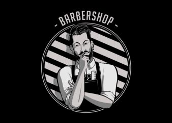Barbershop T-Shirt Design