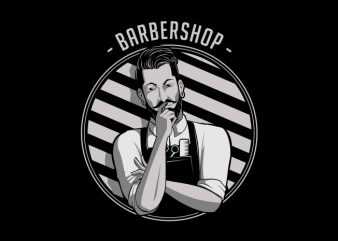 Barbershop t-shirt design