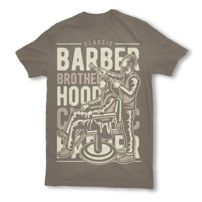 Barber Brotherhood vector design buy tshirt design