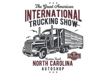 Big Truck t shirt design