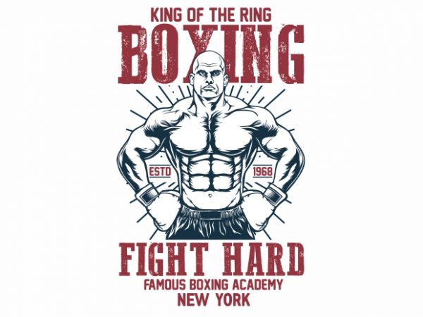 Boxing t shirt design Boxing t shirt design