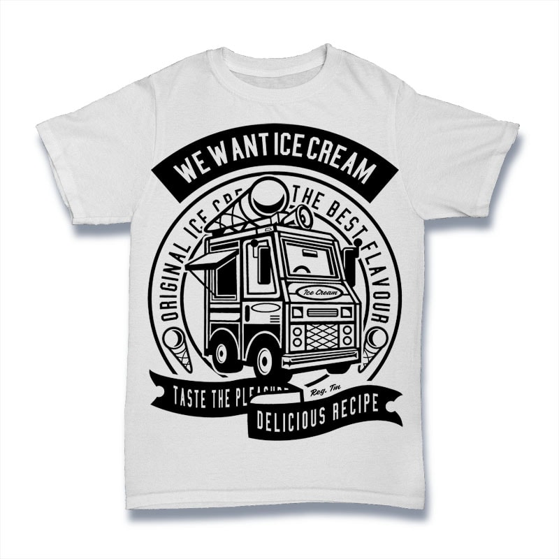 Ice Cream Truck vector t shirt design