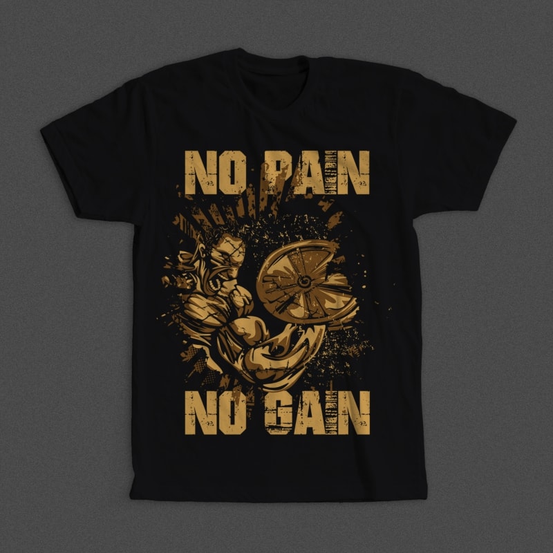 No Pain No Gain2 buy tshirt design