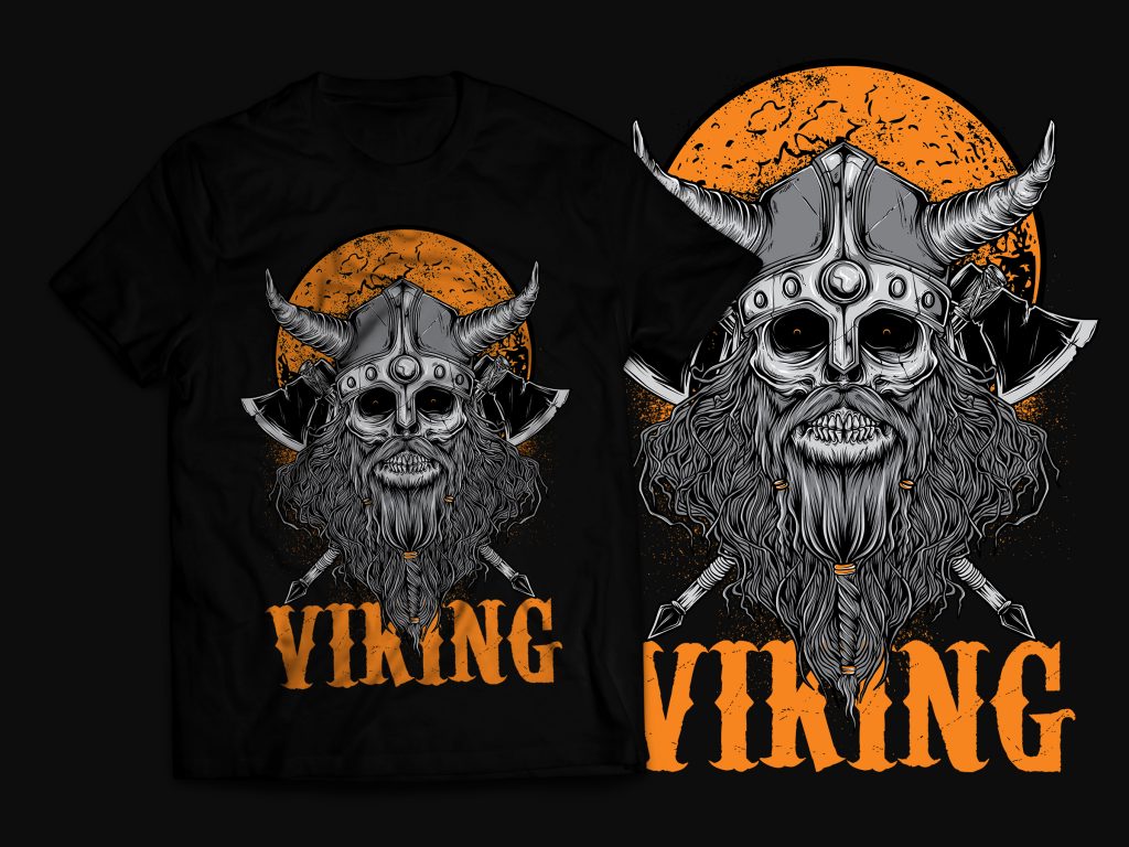 Viking T-Shirt Design t shirt designs for printful