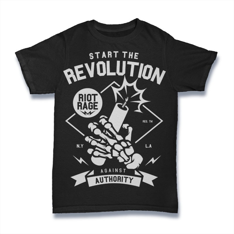 Start The Revolution vector t shirt design