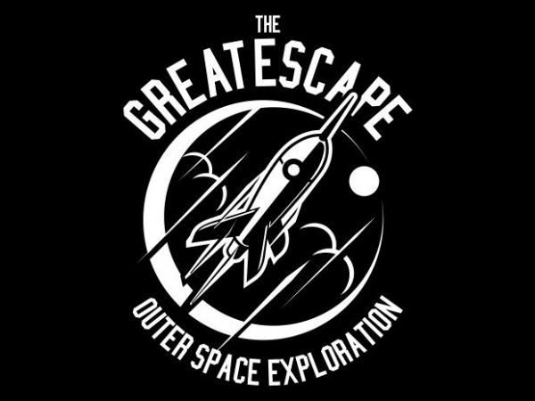 The great escape vector t shirt design artwork