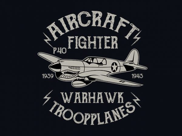 Warhawk vector t shirt design