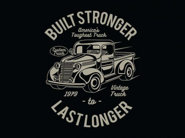Built Stronger t shirt design Built Stronger t shirt design