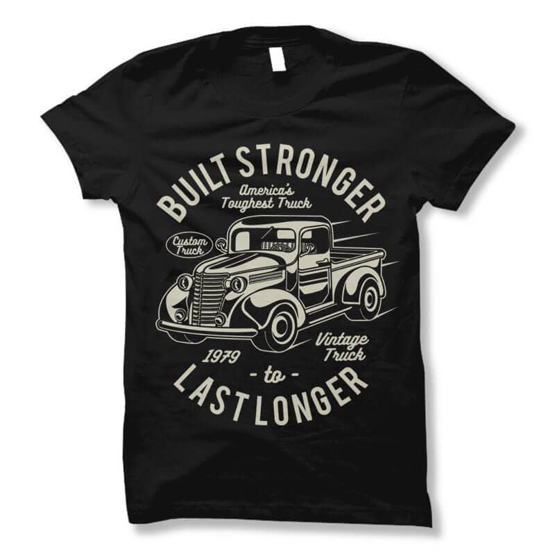 Built Stronger t shirt design vector t shirt design