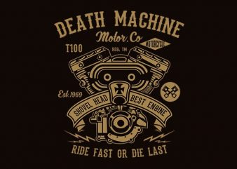 Death Machine t shirt design