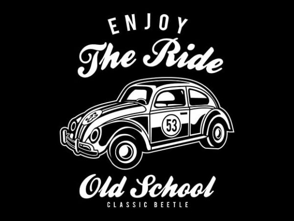 Enjoy the ride t shirt design