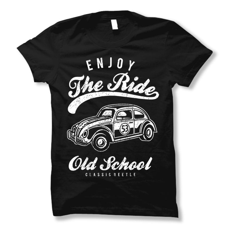 Enjoy The Ride t shirt design t-shirt designs for merch by amazon