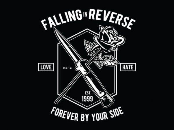 Falling in reverse t shirt design