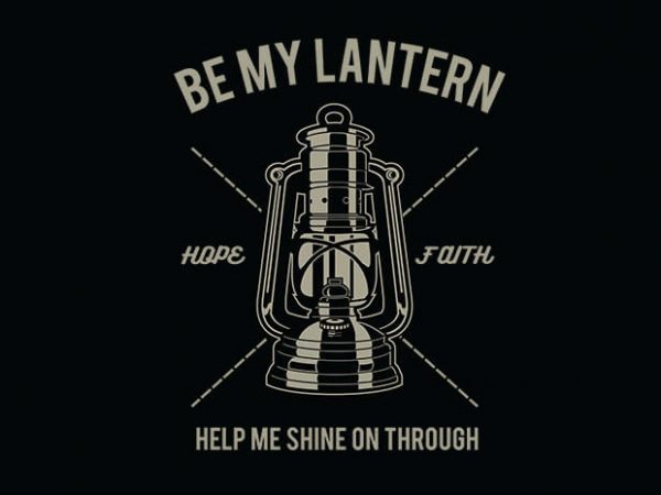 Lantern t shirt design