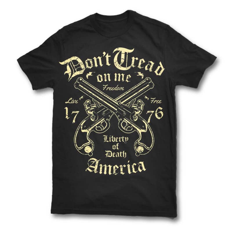 Liberty Of Death t shirt design tshirt design for sale