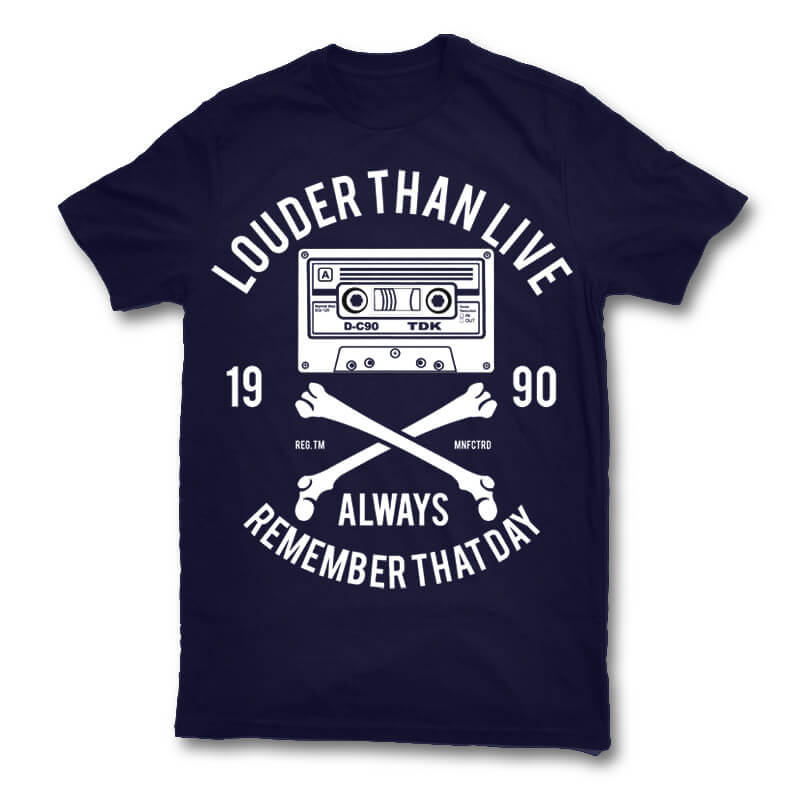 Louder Than Life t shirt design tshirt design for sale